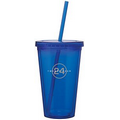 16 Oz. Blue Spirit Tumbler Cup